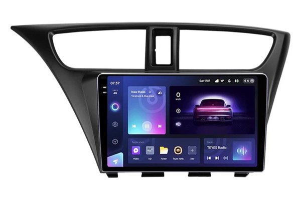 Navigatie Auto Teyes CC3 2K pentru Honda Civic 9 (2011-2017) cu 6+128GB, Display QLED de 9.5 inch, Procesor Octa-core 2.0 GHz, Bluetooth 5.1 si DSP