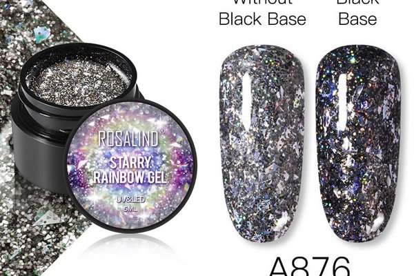 Starry rainbow color gel a876