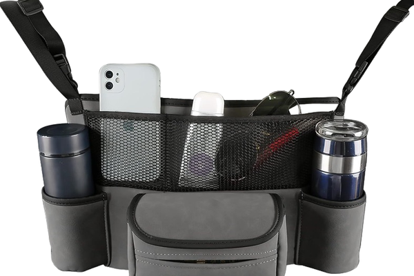 Organizator Auto Multifunctional cu Suporturi pentru Pahare