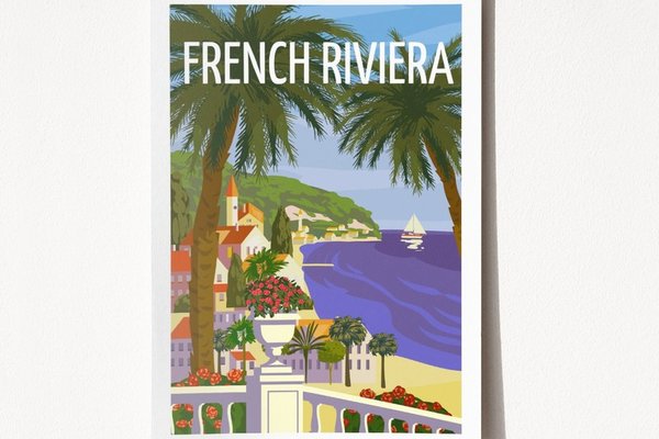 Poster A4 City Multicolor 21x29.7 cm