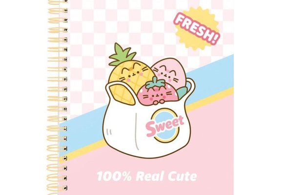 Notebook cu Sina A5 Pusheen Fruits Project