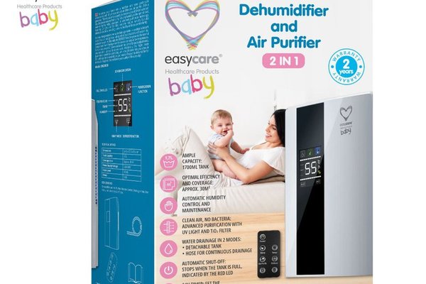 Dezumidificator si purificator de aer 2 in 1 Easycare Baby