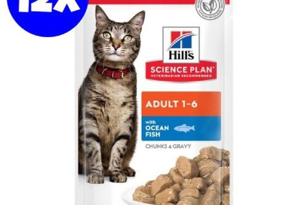 Hill's Science Plan Feline Adult Ocean Fish, 12x85 g