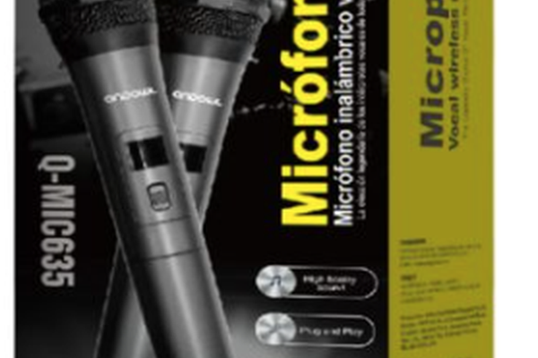 Set 2 microfoane wireless profesionale Andowl x2 Q MIC635