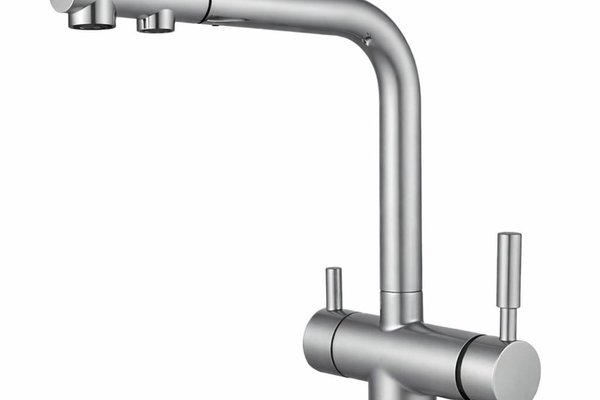 Baterie de bucatarie 3 cai cu pipa extractibila SH-404 Graphite