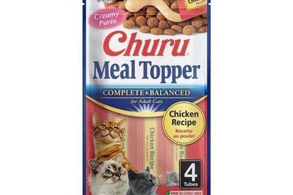 Churu Meal Topper pentru Pisici, Pui, 14 g x 4 buc - Recompensa Cremoasa