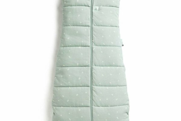 Sac de dormit ErgoPouch Jersey pentru bebelusi 3-12 luni, 6-10 kg, TOG 2.5, Bumbac organic, Fermoar bidirectional, Verde