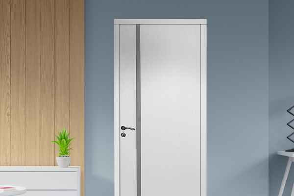 Usa de Interior KMC-035 Alb cu Geam - Dimensiuni 2000x800 mm