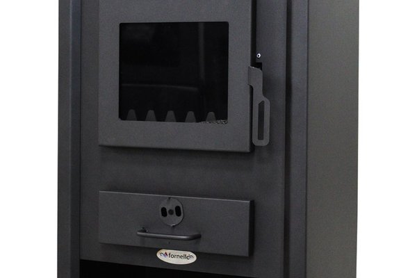 Semineu ( SOBA ) combustibil solid Fornello Padova 9-11 kW, 510x500x910 mm