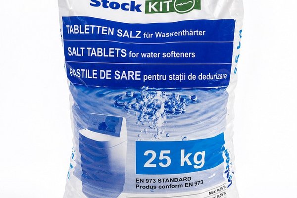 Sare tabletata AquaPur pentru statii de dedurizare, sac 25 kg
