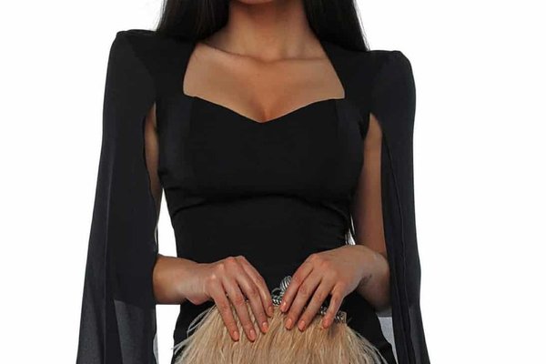 Rochie Neagră Black Swan