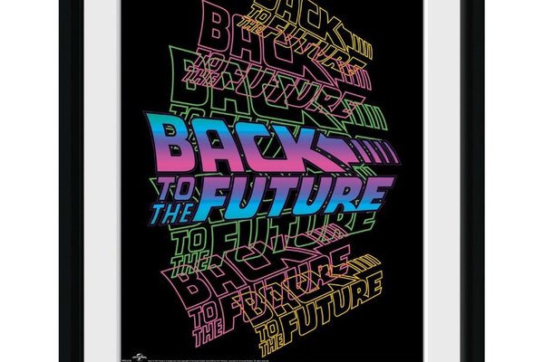 Poster cu Rama Back to the Future - Neon (30x40)