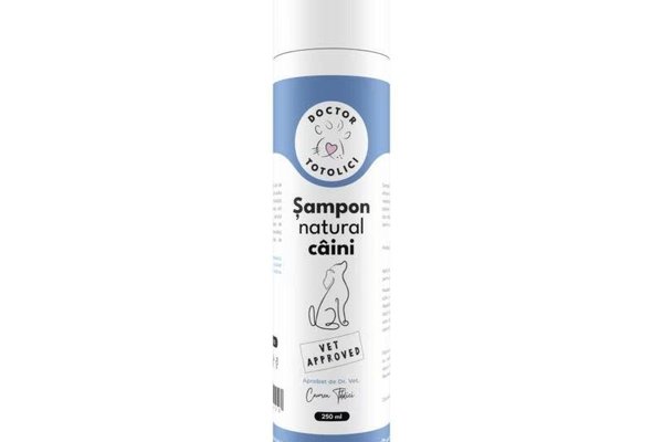 Sampon natural caini Doctor Totolici, 250 ml
