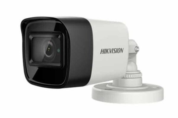 Camera de Supraveghere Hikvision Turbo HD Bullet DS-2CE16H0T-ITFS 5MP cu Microfon Incorporat