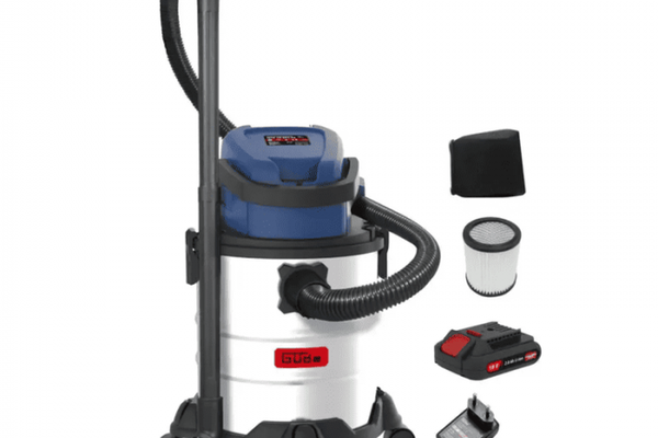 Aspirator umed uscat cu acumulator NTS 18-201-05 Gude 58582, 18 V, 2 Ah, 20 L