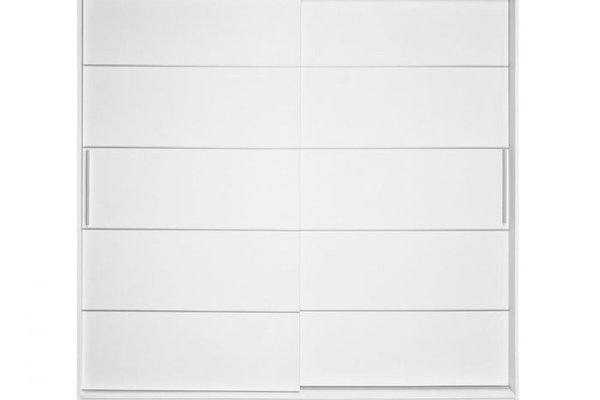 Dulap CORFU 03, usi glisante, alb, 200x60x200 cm