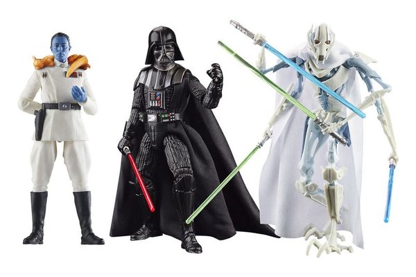Set de 3 Figurine Articulate Star Wars Black Series - Masters of Evil 15 cm
