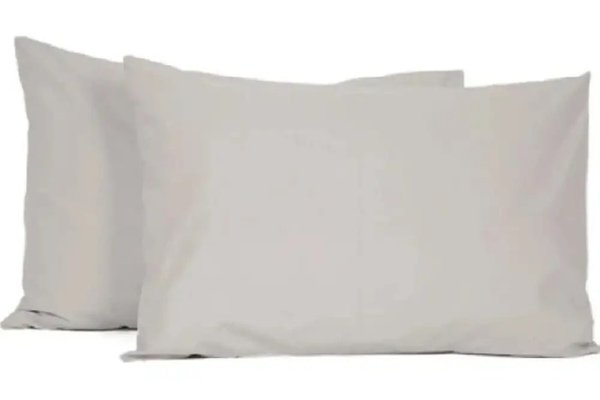 Set de huse pentru perne gri 70x50 cm - 2 bucati