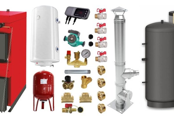 Pachet Centrala pe combustibil solid Sunsystem Burnit NWB 30 kW cu accesorii complete
