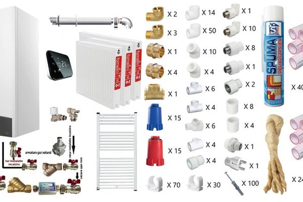 Pachet pentru apartament cu 2 camere - Centrala termica Ariston CLAS ONE+ WI-FI 24 kW