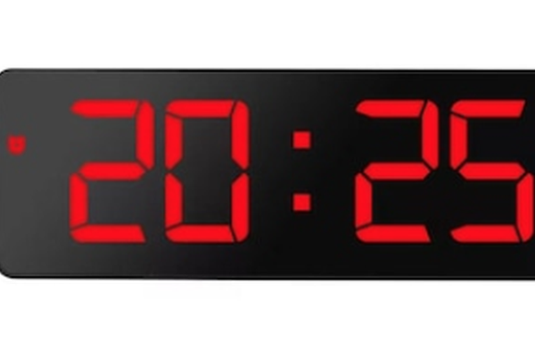 Ceas digital LED DS-3806M cu afisaj ROSU