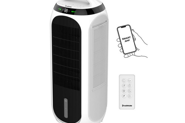 Racitor de aer AERIUM TotalCare 4-in-1 H13WIFI - purificator, umidificator si ventilator