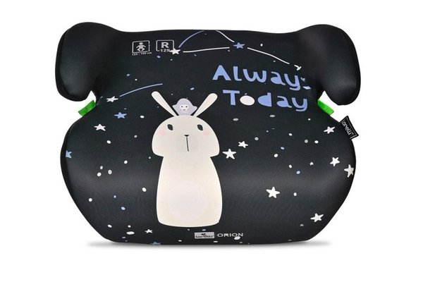 Inaltator auto pentru copii Orion 125-150 cm 6-12 ani Black Rabbit i-Size