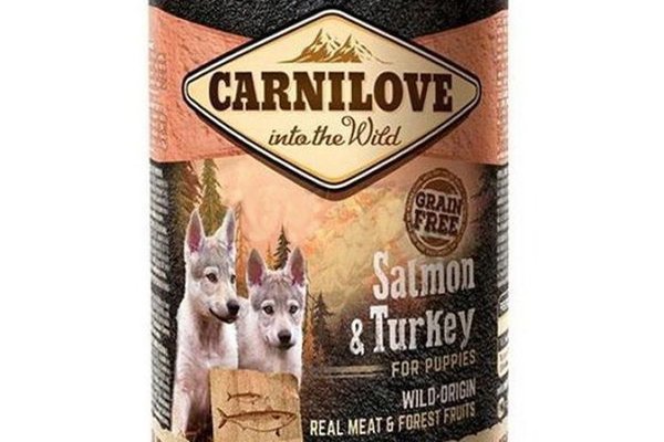 Carnilove Dog Wild Meat Salmon & Turkey For Puppies, 400 g