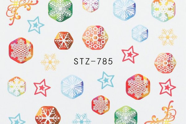 Tatuaj decor unghii iarna stz-785