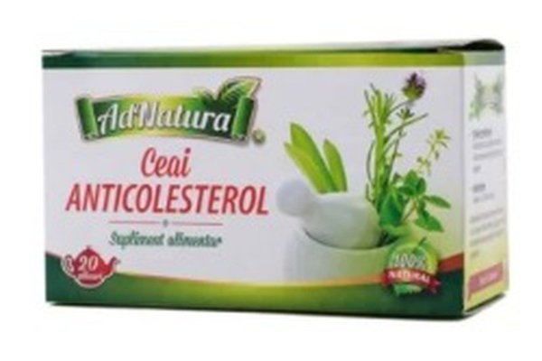 Ceai AdNatura pentru controlul colesterolului - 20 plicuri