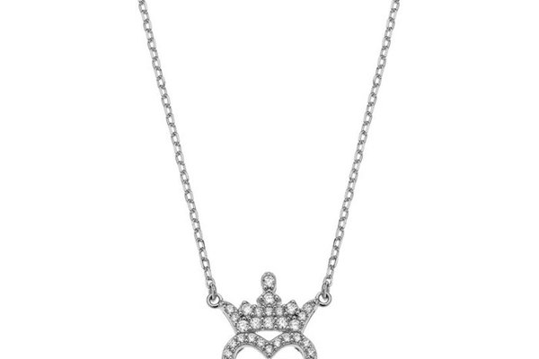 Colier Disney coroana Princess - Argint 925 si Cubic Zirconia si Cristale