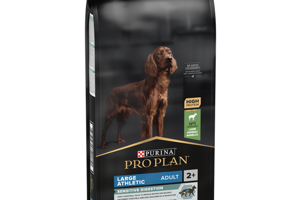 PURINA PRO PLAN ADULT Sensitive Digestion, Talie Mare Atletică, Miel, 14 kg