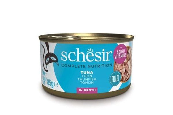 Hrana umeda pisici, Schesir, Ton in Supa, 85 g