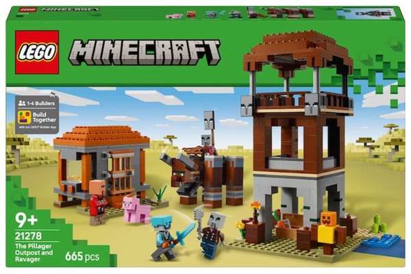 Lego Minecraft - Avanpostul Jefuitorului si Distrugator (21278)