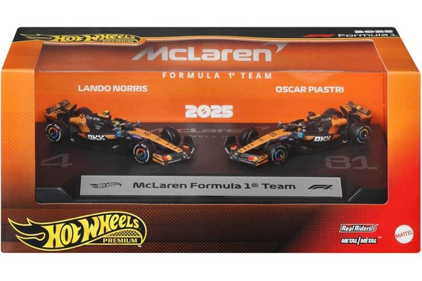 Set 2 Masinute Formula 1 Hot Wheels Premium Die-Cast 1:64 - Team McLaren