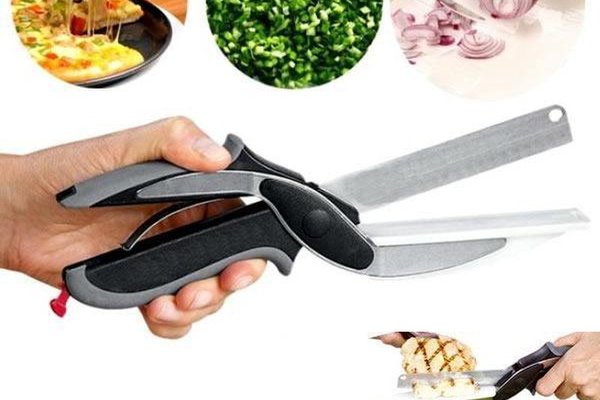 Foarfeca multifunctionala Smart Cutter 2 in 1 pentru legume si verdeata
