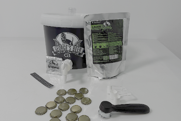Kit bere George's Beer Lager pentru 5 L (include malt)