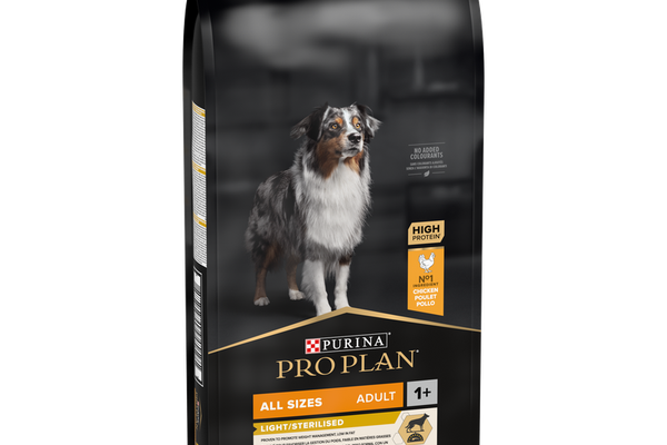 PURINA PRO PLAN ADULT Light Sterilised, Toate Taliile, Pui, 14 kg