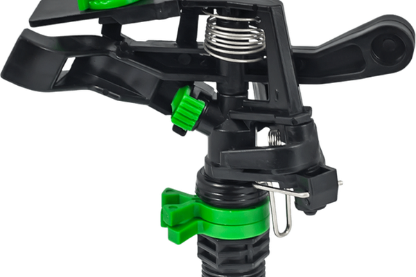 Aspersor Cu Impact Din Plastic Cu Fe, Dimensiune 1/2" , Presiune 2-4 Bari, Debit Maxim 0,45-1,18 M3/h