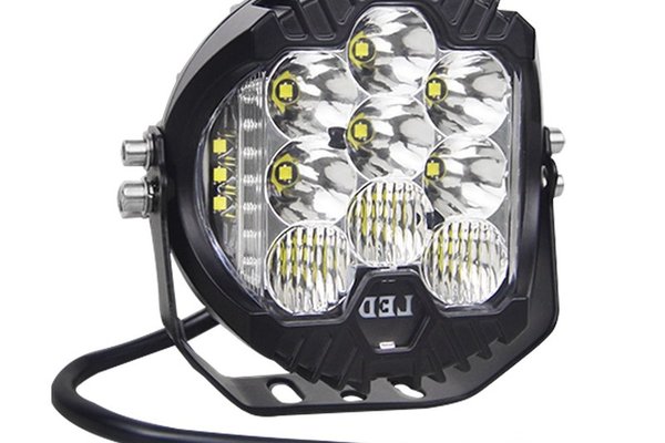 Proiector 7 inch LED pentru Ceata Circular Combo Beam