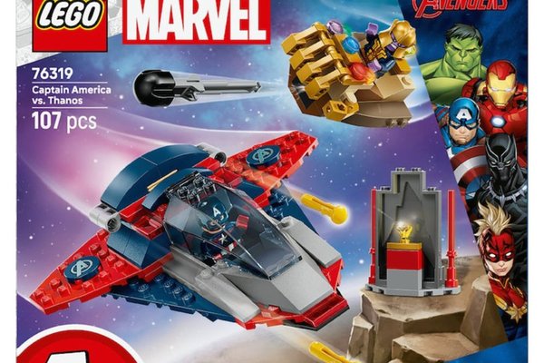 Lego Marvel Razbunatorii - Capitanul America vs Thanos 76319