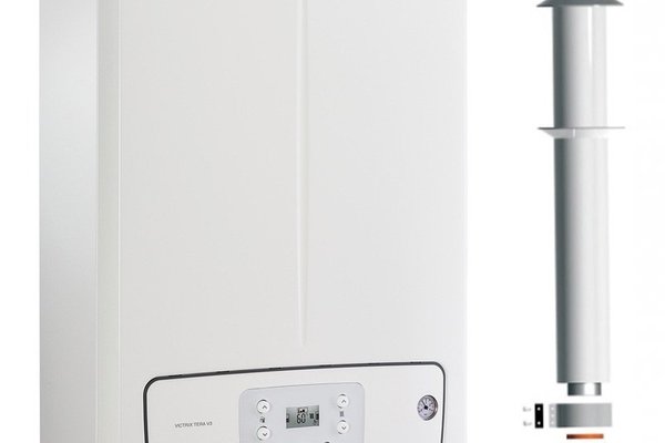 Centrala termica in condensare Immergas Victrix Tera 24/28 V3, 24 kW, incalzire si ACM, cu kit de evacuare inclus