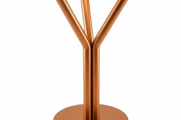 Picior masa metal, Homs ,culoare cupru,72x Ø40 cm