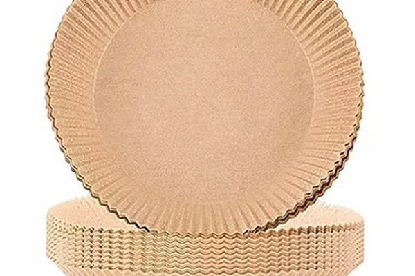 Set 50 hartii de copt ROTUNDE pentru friteuza Unica folosinta 16x4.5 cm Maro