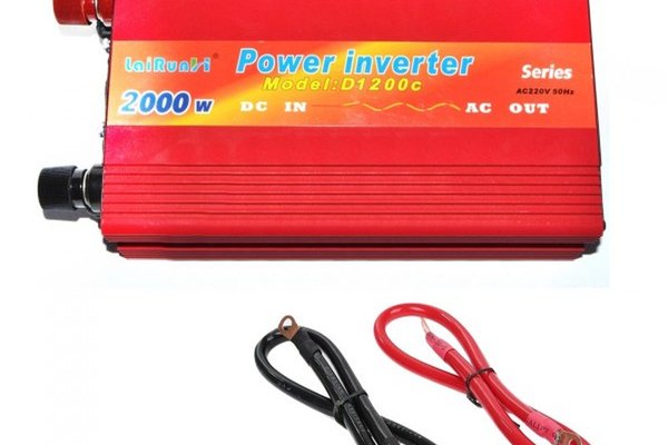 Invertor auto 12v-220v 2000w Portocaliu