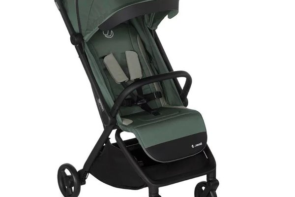 Carucior sport Jane Clap - Compact si Usor, Ideal pentru Calatorii cu Avionul, Cadru din Aluminiu, Pliere Automata, Botanic