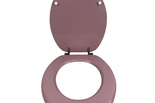 Capac de toaleta Colors din MDF, Rose, P07/M6046