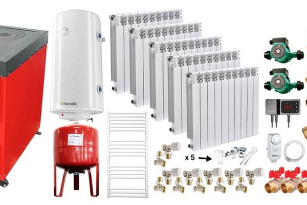 Centrala cu Plita pe Combustibil Solid Fornello Rustic KP 20 kW