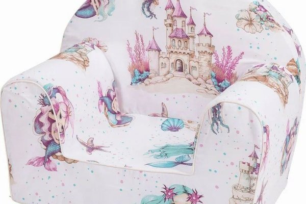 Fotoliu confortabil pentru copii Bubaba - Sea, 9 luni - 5 ani, Multicolor