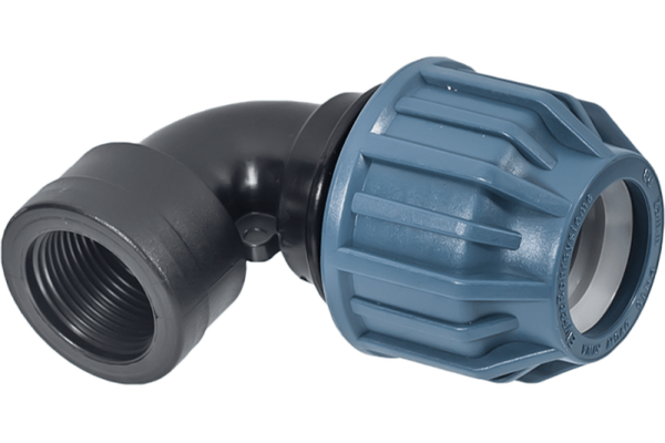 Cot 90° compresiune cu FE, PN 10 si PN 16, Elysee , Dimensiune 20x3/4",Presiune 16 Bari